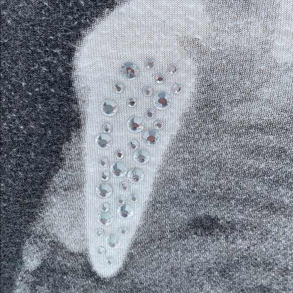 Express rhinestone top size large - Picture 2 of 3